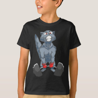 Deadlifting Cat, Weightlifters Gym Workout Bodybui T-Shirt