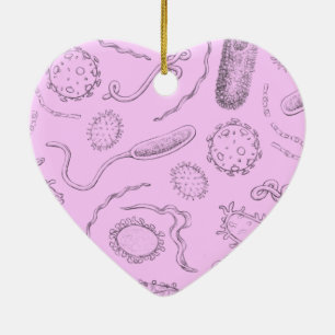 Deadly Design Ceramic Ornament