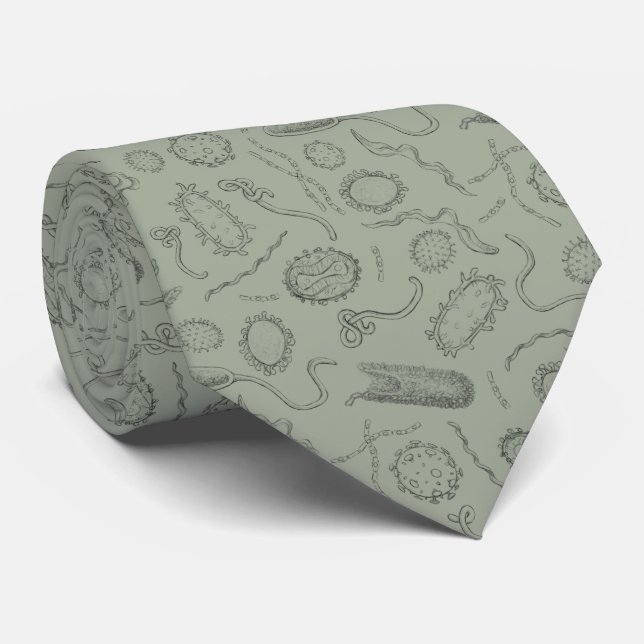 Deadly Diseases Tie (Rolled)