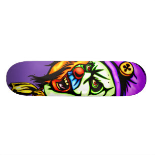 Deadly Evil Clown Skateboard
