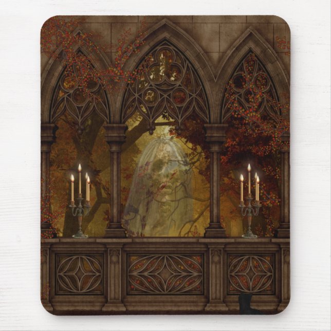 Deadly Figure Halloween Mousepad (Front)
