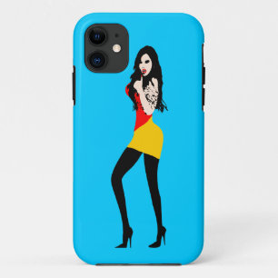 ♔♥°•Deadly Hot Vampire Girl iPhone 5 Case•°♥♔ iPhone 11 Case