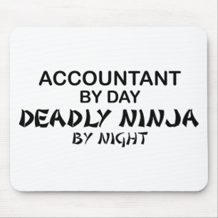 Deadly Ninja by Night - Accountant Mouse Pad