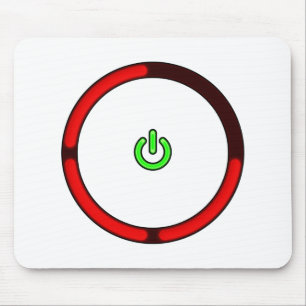 Deadly Red Ring Mouse Pad