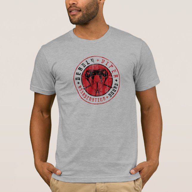 Deadly Viper Assassination Squad Distressed Shirt (Front)