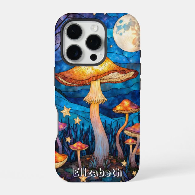 Deadly Webcap Moonlight Forest iPhone Case (Back)