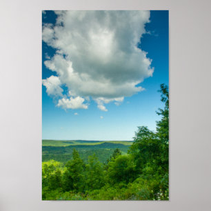 Deadman's Hill Overlook, Michigan Poster