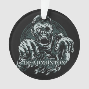 DEADMONTON custom text acrylic ornament