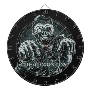DEADMONTON dart board