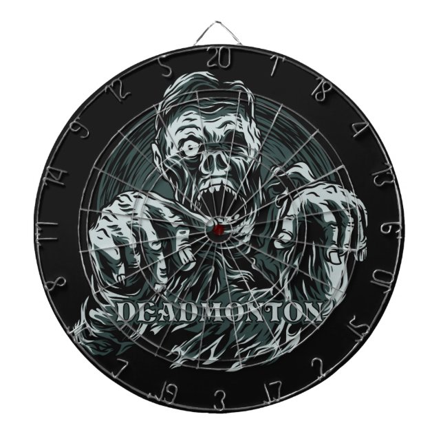 DEADMONTON dart board (Front)