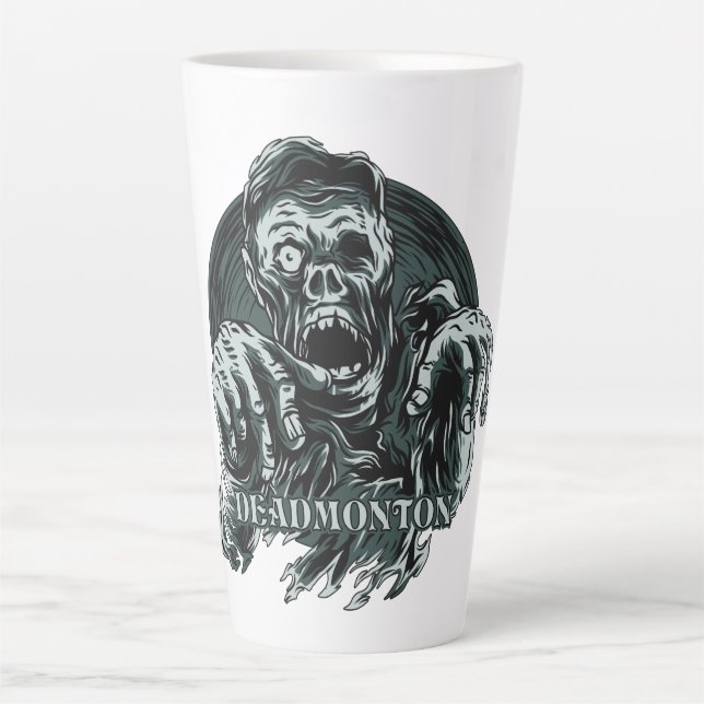 DEADMONTON latte mug (Front)