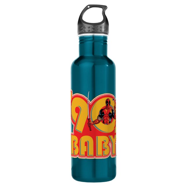 Deadpool | 90's Baby 710 Ml Water Bottle (Front)