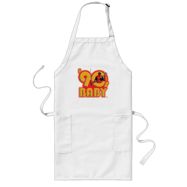 Deadpool | 90's Baby Long Apron (Front)