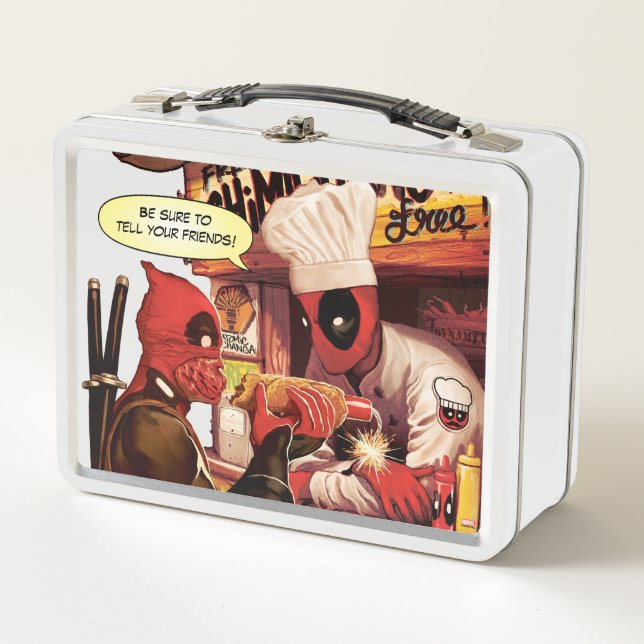 Deadpool Chimichanga Trap Adult Lunchbox (Front)