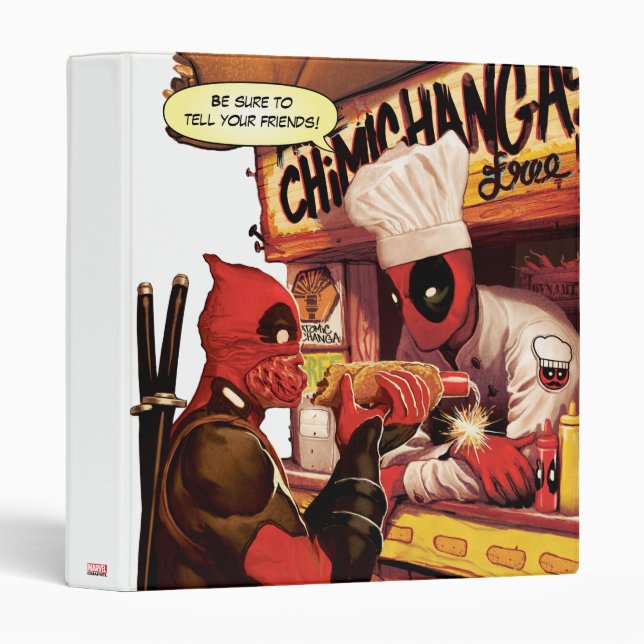 Deadpool Chimichanga Trap Binder (Front/Spine)