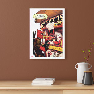 Deadpool Chimichanga Trap Canvas Print