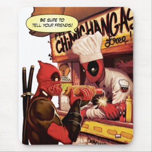 Deadpool Chimichanga Trap Mouse Pad