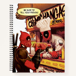 Deadpool Chimichanga Trap Notebook