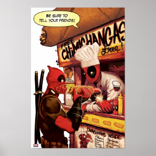 Deadpool Chimichanga Trap Poster