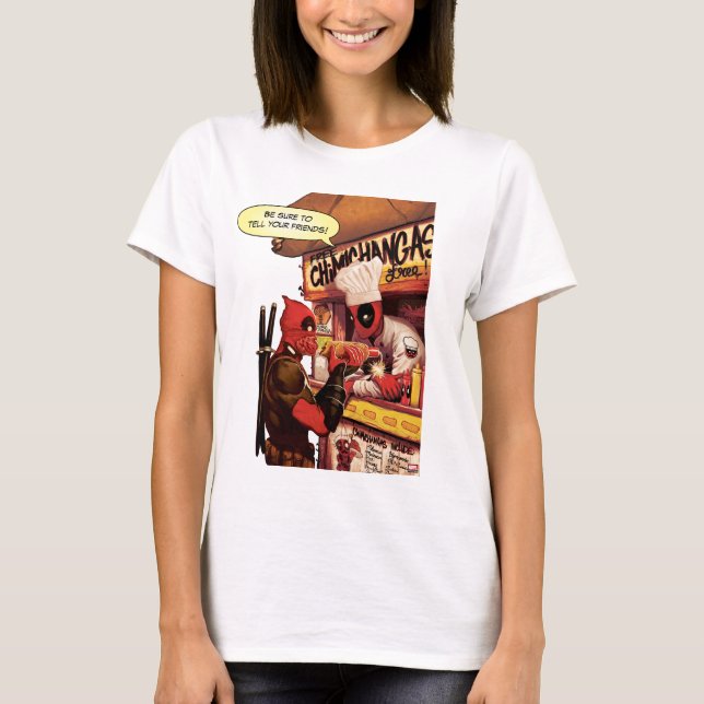 Deadpool Chimichanga Trap T-Shirt (Front)