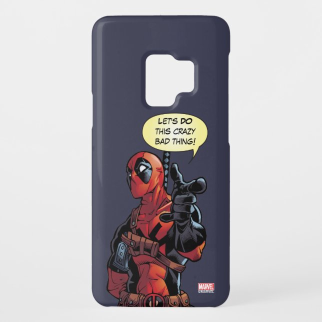 Deadpool Closeup Pointing Case-Mate Samsung Galaxy Case (Back)