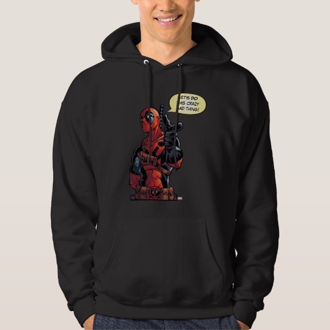 Deadpool Closeup Pointing Hoodie (Front)
