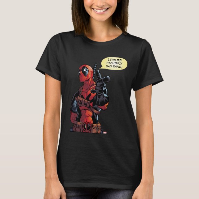 Deadpool Closeup Pointing T-Shirt (Front)