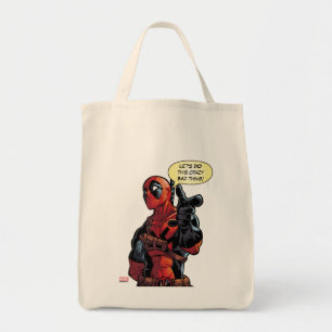 Deadpool Closeup Pointing Tote Bag