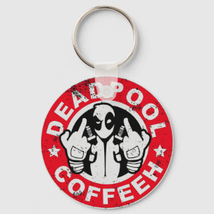 Deadpool Coffee Logo Keychain