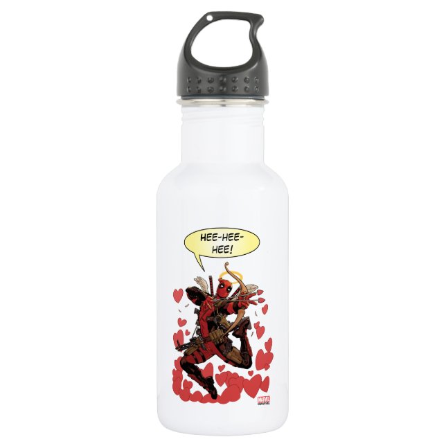 Deadpool Cupid 532 Ml Water Bottle (Front)