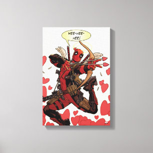 Deadpool Cupid Canvas Print