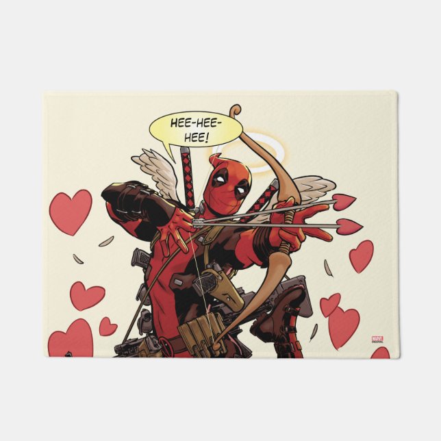 Deadpool Cupid Doormat (Front)
