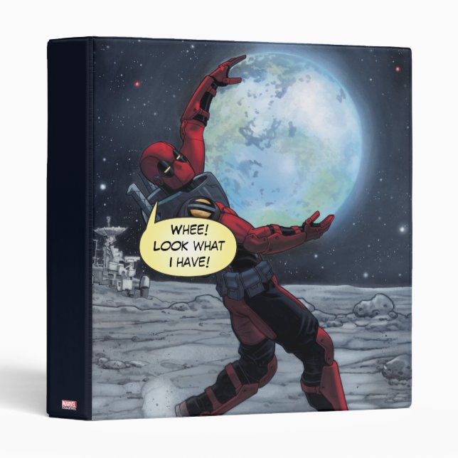 Deadpool Holding The Earth Binder (Front/Spine)