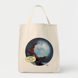 Deadpool Holding The Earth Tote Bag