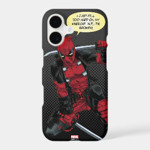 Deadpool Kneeling With Swords