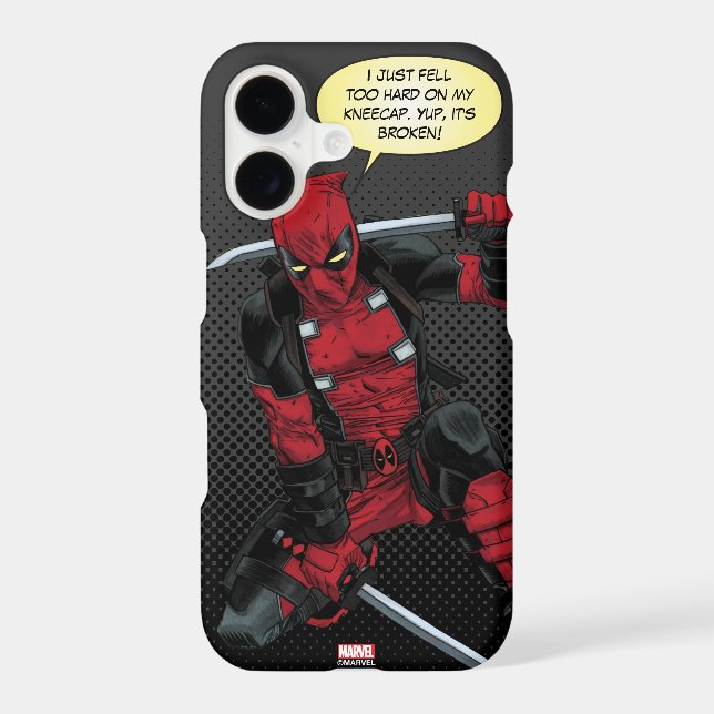 Deadpool Kneeling With Swords (Back)