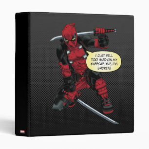Deadpool Kneeling With Swords Binder