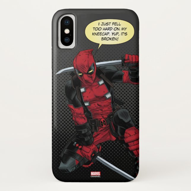 Deadpool Kneeling With Swords Case-Mate iPhone Case (Back)