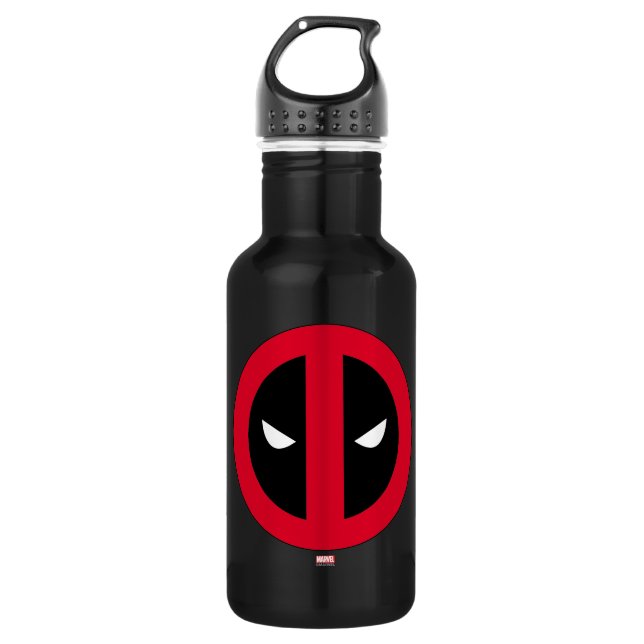Deadpool Logo 532 Ml Water Bottle (Front)