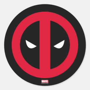 Deadpool Logo Classic Round Sticker