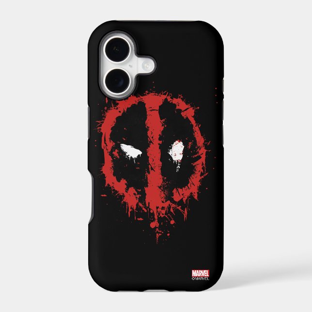 Deadpool Paint Splatter Logo (Back)
