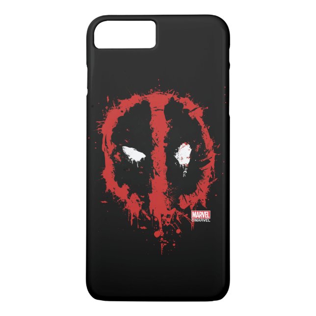 Deadpool Paint Splatter Logo Case-Mate iPhone Case (Back)