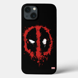 Deadpool Paint Splatter Logo iPhone 13 Case