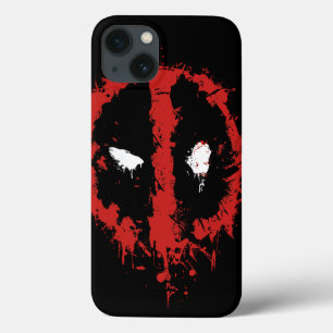Deadpool Paint Splatter Logo iPhone 13 Case
