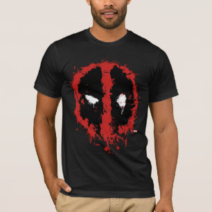 Deadpool Paint Splatter Logo T-Shirt