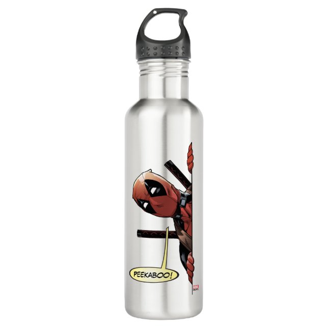 Deadpool Peekaboo 710 Ml Water Bottle (Front)
