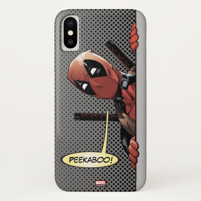 Deadpool Peekaboo Case-Mate iPhone Case (Back)