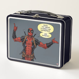 Deadpool Pointing Caractère Art Lunchbox pour adul