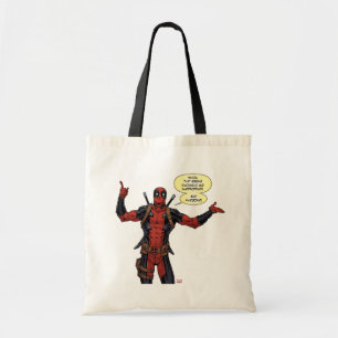 Deadpool Pointing Character Art Tote Bag