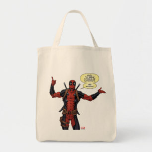 Deadpool Pointing Character Art Tote Bag
